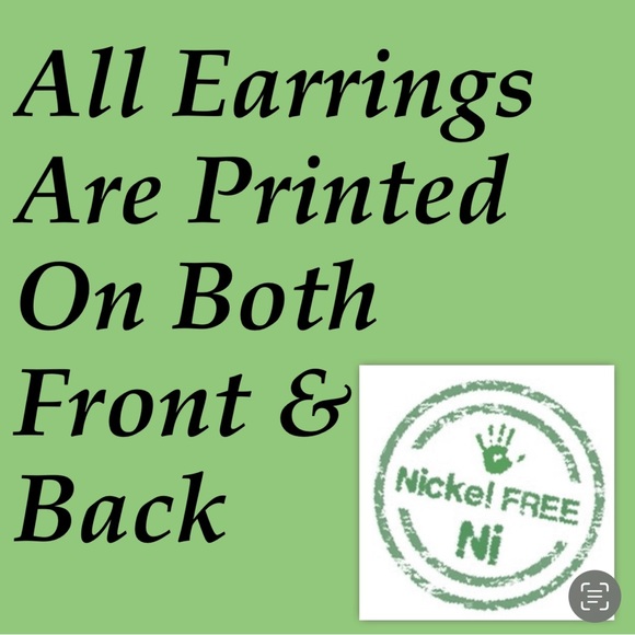 Faux Leather Teardrop Dangle Earrings - Picture 3 of 4